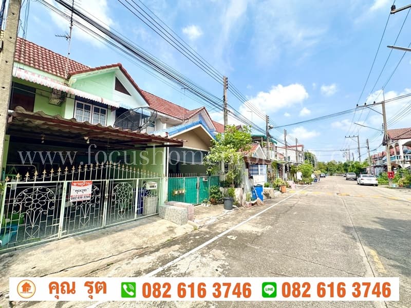 ขาย ทาวน์เฮาส์ หมู่บ้านอยู่เจริญ ซอยรังสิต-นครนายก 51 คลอง2